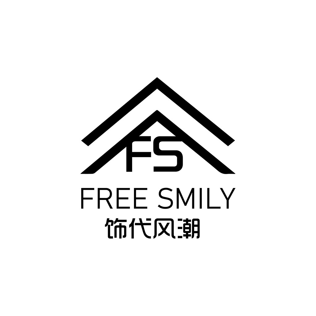 简约现代风格的自由微笑logo设计