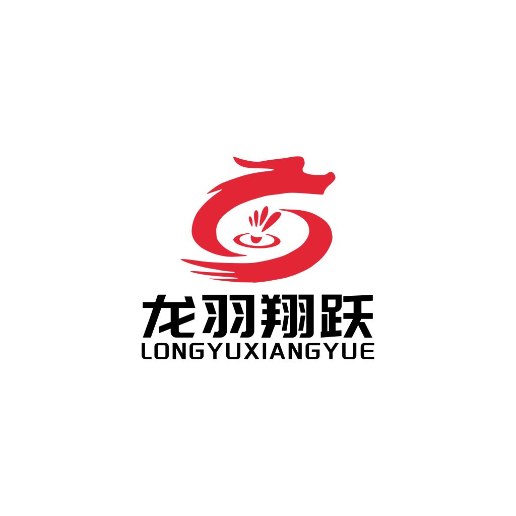 龙羽翔跃logo设计