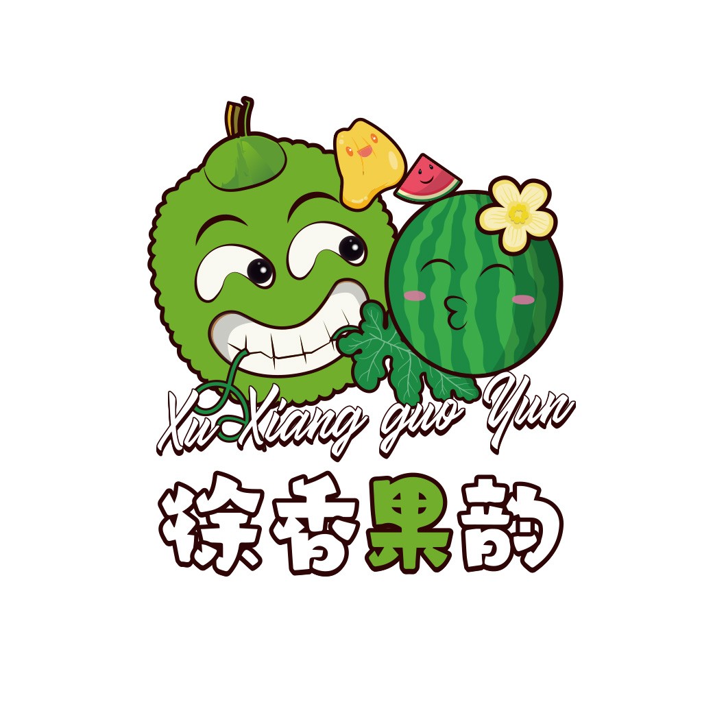 创意水果卡通形象logo设计