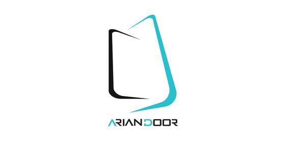 现代简约风格的ArianDoor logo设计