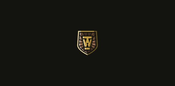 简约盾牌徽章logo设计