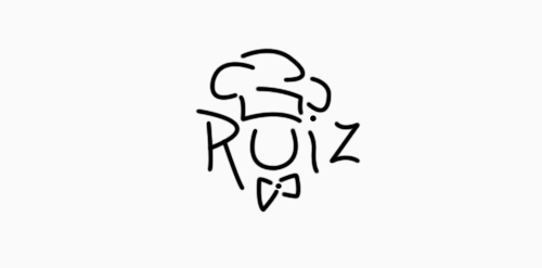 简洁厨师帽Logo设计