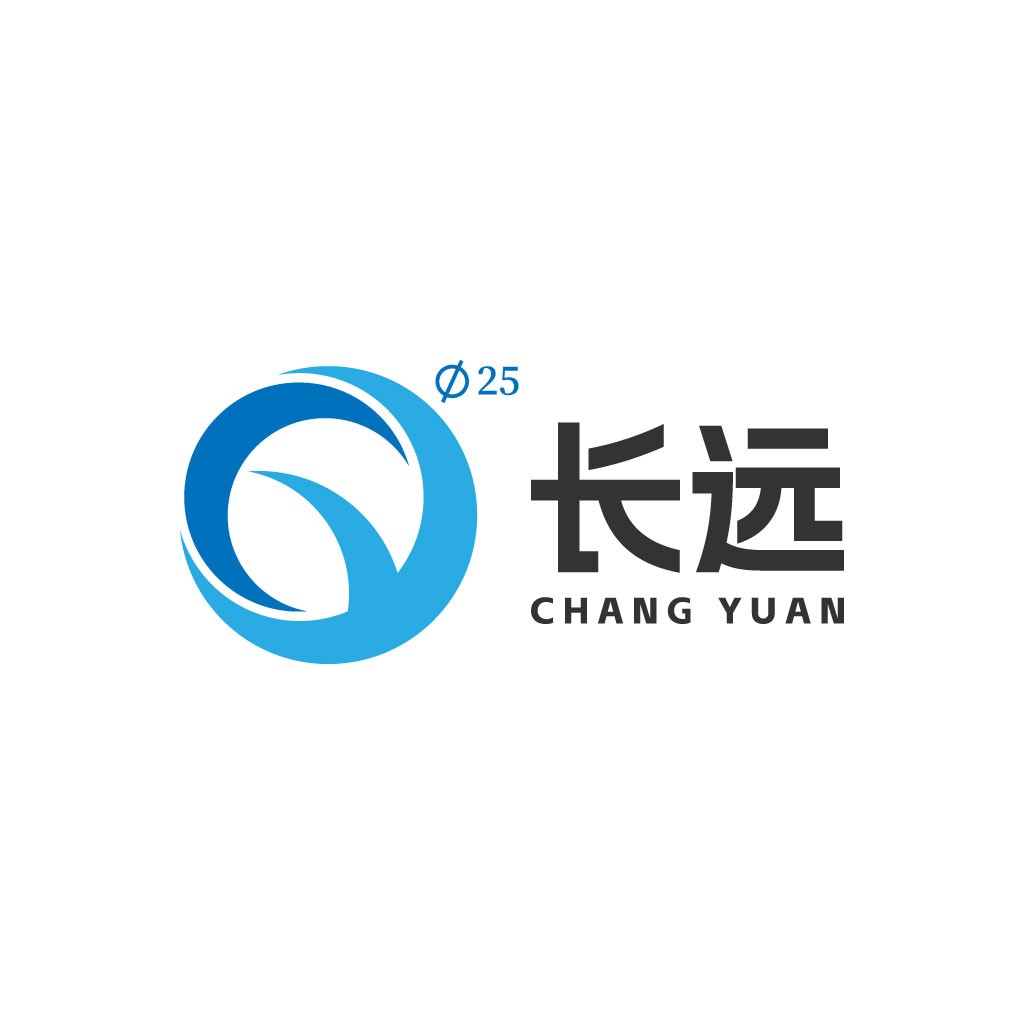 现代简洁的蓝色圆环logo设计