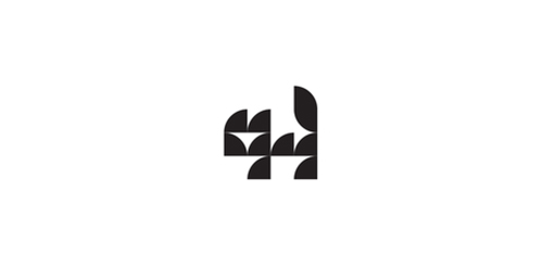 简约几何图形logo设计