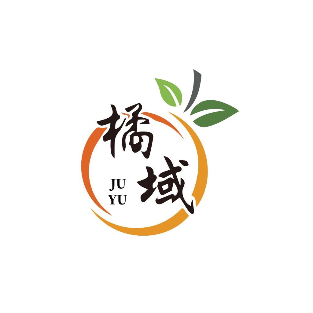 橘柚logo设计:简约自然的橙色美学