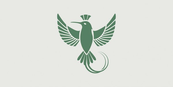 绿鸟logo设计:简洁优雅的自然主题