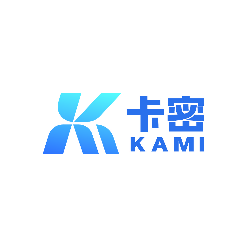 简约现代蓝色渐变K字母logo设计