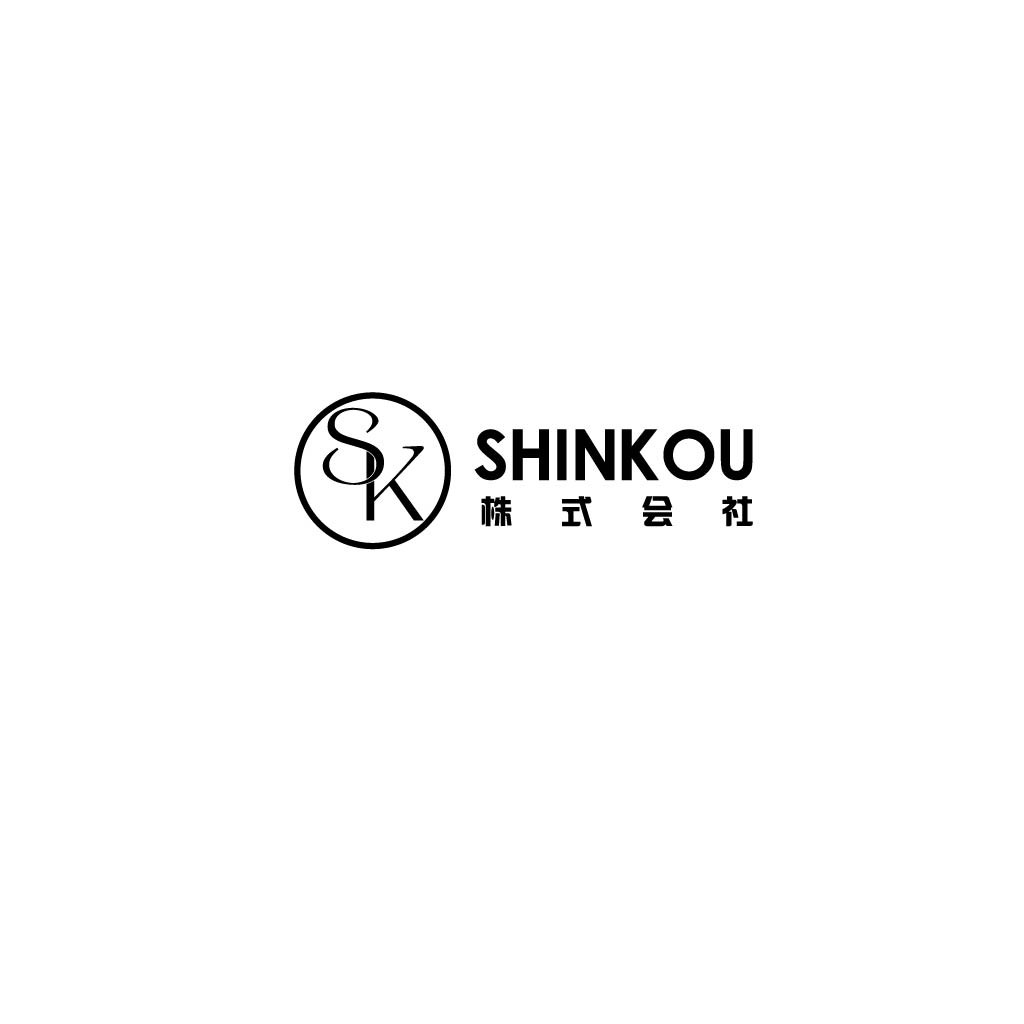 简约现代风格的SK字母组合logo设计