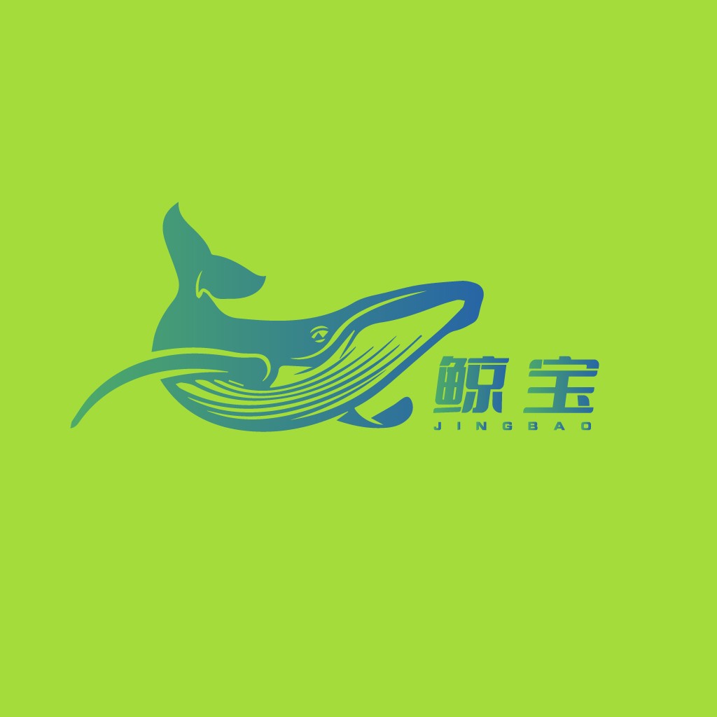 鲸宝宝logo设计:鲸鱼与现代感的完美结合