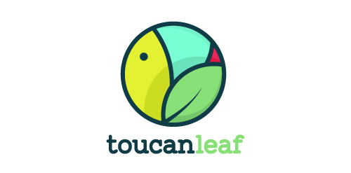 创意 toucanleaf logo设计
