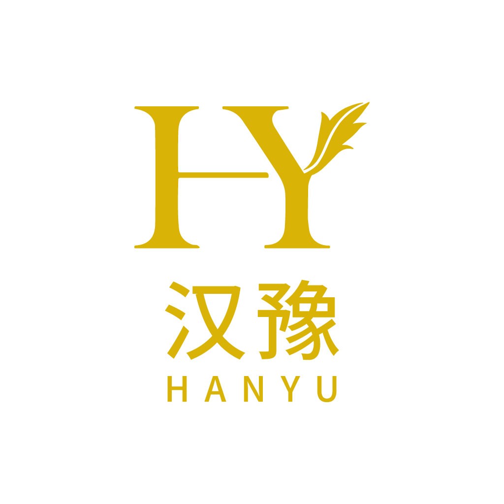 简约金色H形中文logo设计