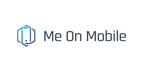 简洁现代的Me On On Mobile Logo设计