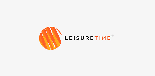 LeisureTime logo设计:休闲时光品牌标识