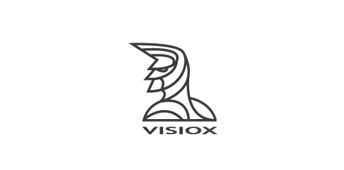 Visiox Logo设计:现代简洁的视觉标志