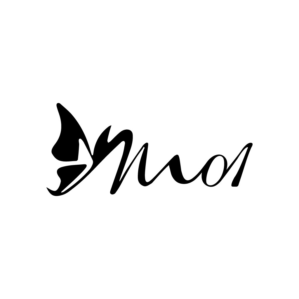 蝴蝶元素的简约logo设计