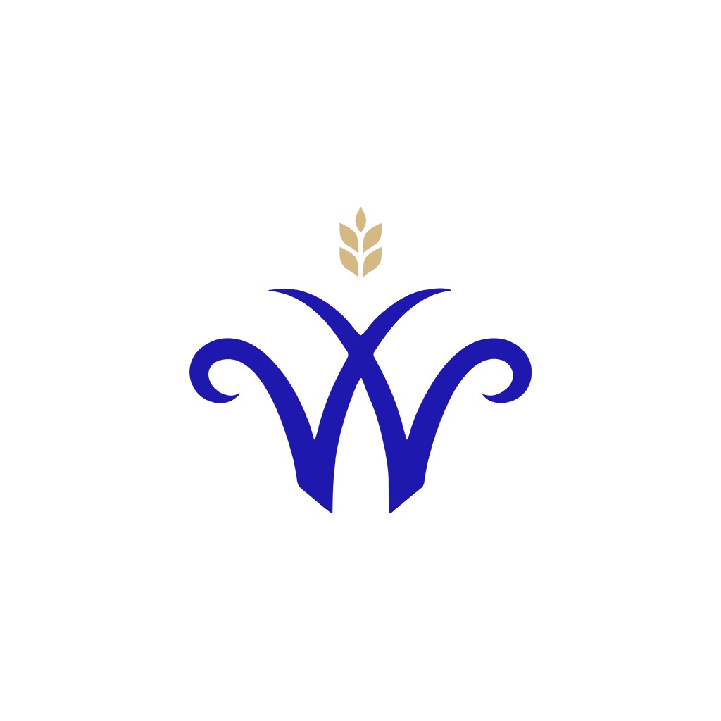 简洁优雅的W形标志设计