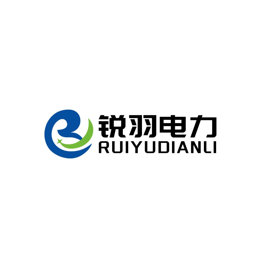 锐羽电力logo设计