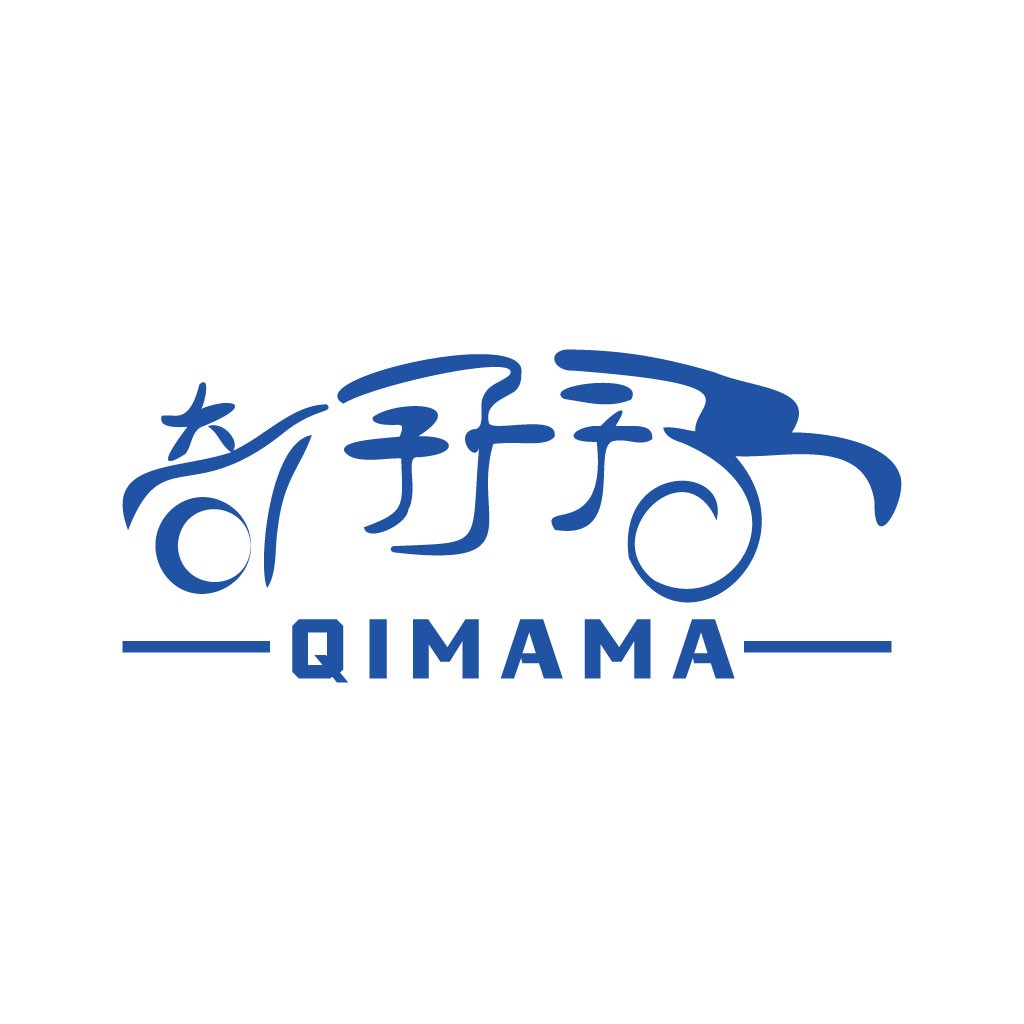 简洁蓝字中文logo设计