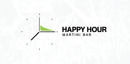 Happy Hour Martini Bar Logo设计
