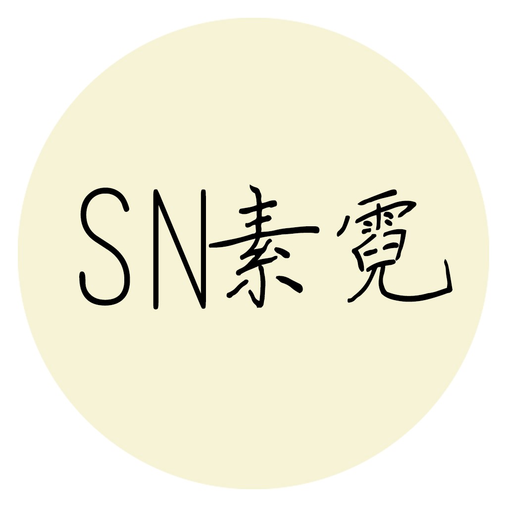 简约现代SN素素电logo设计