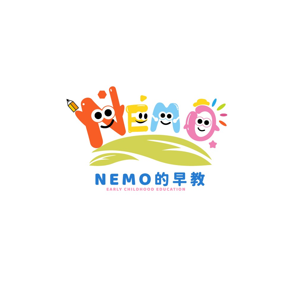 儿童教育品牌NEMO的早教logo设计