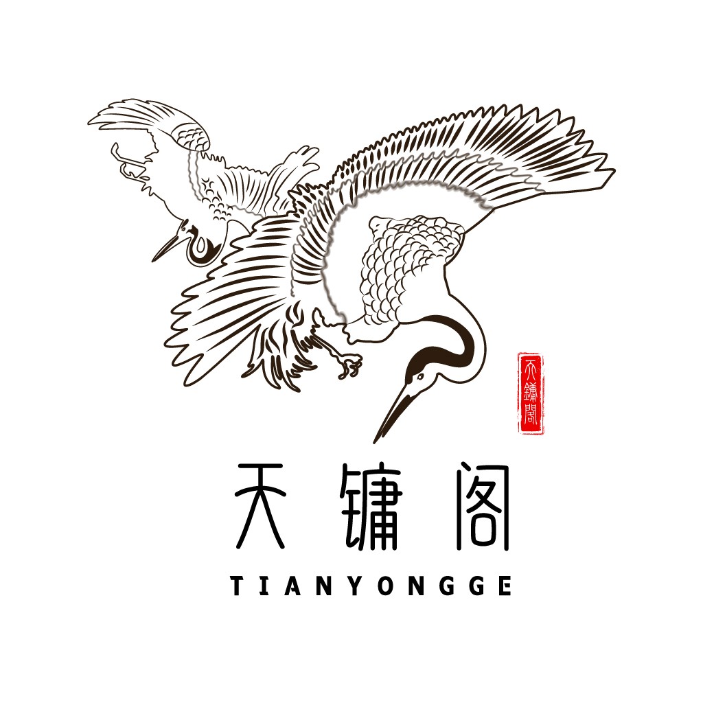 天鹤阁logo设计:传统与现代的完美结合