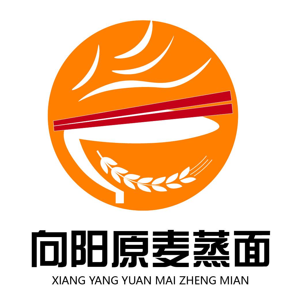 向阳阳原麦蒸面logo设计