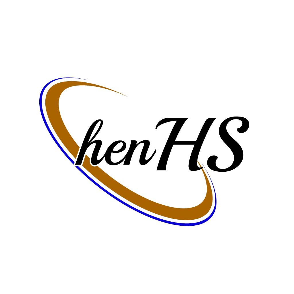 简约优雅的'chenHS'品牌logo设计