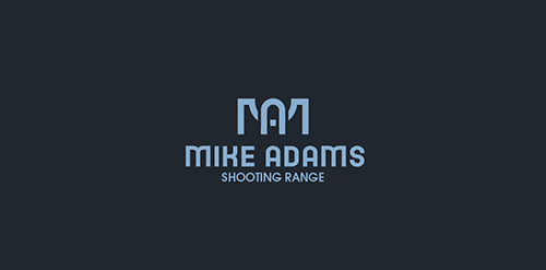 简洁现代射击场Logo设计