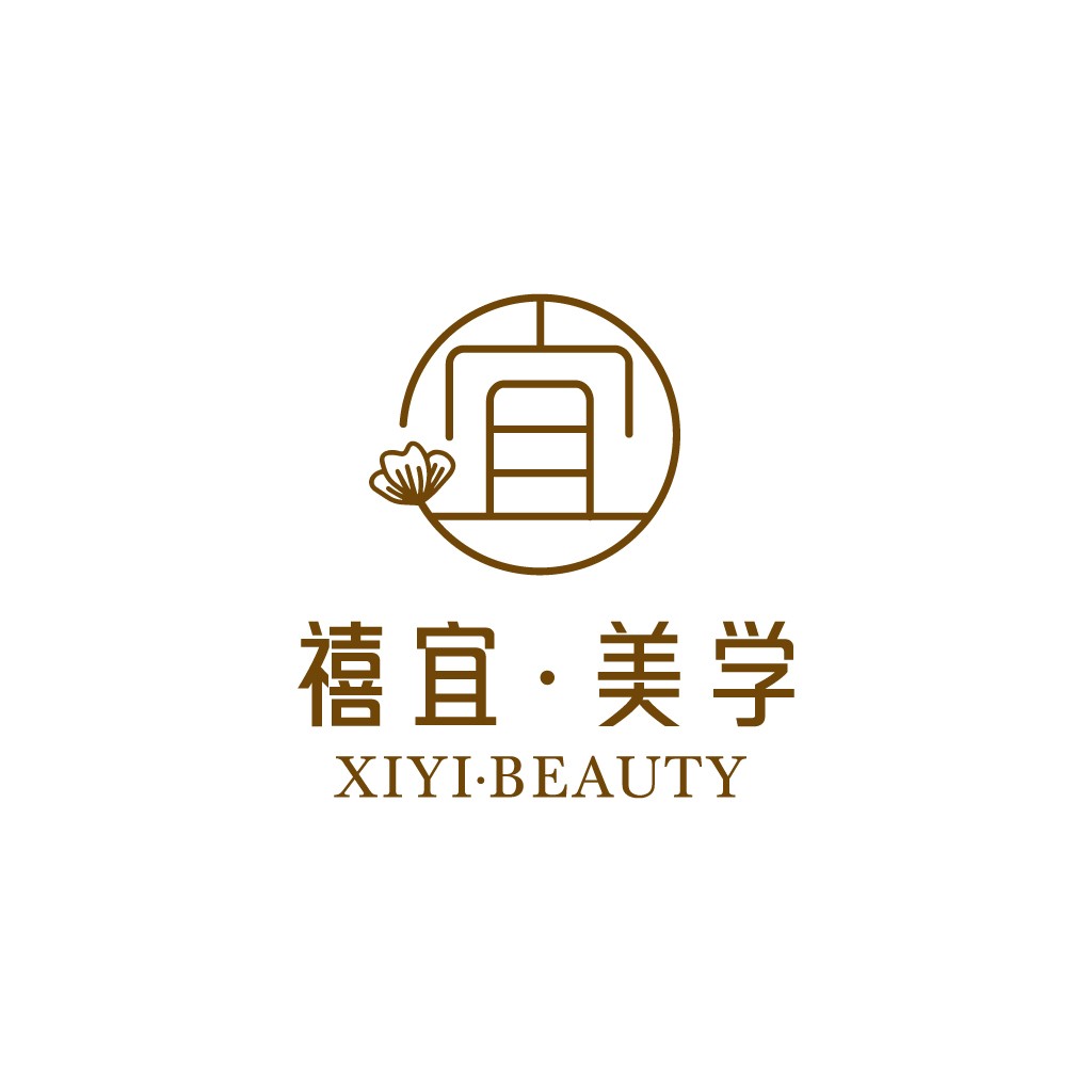 简约优雅的美容院logo设计