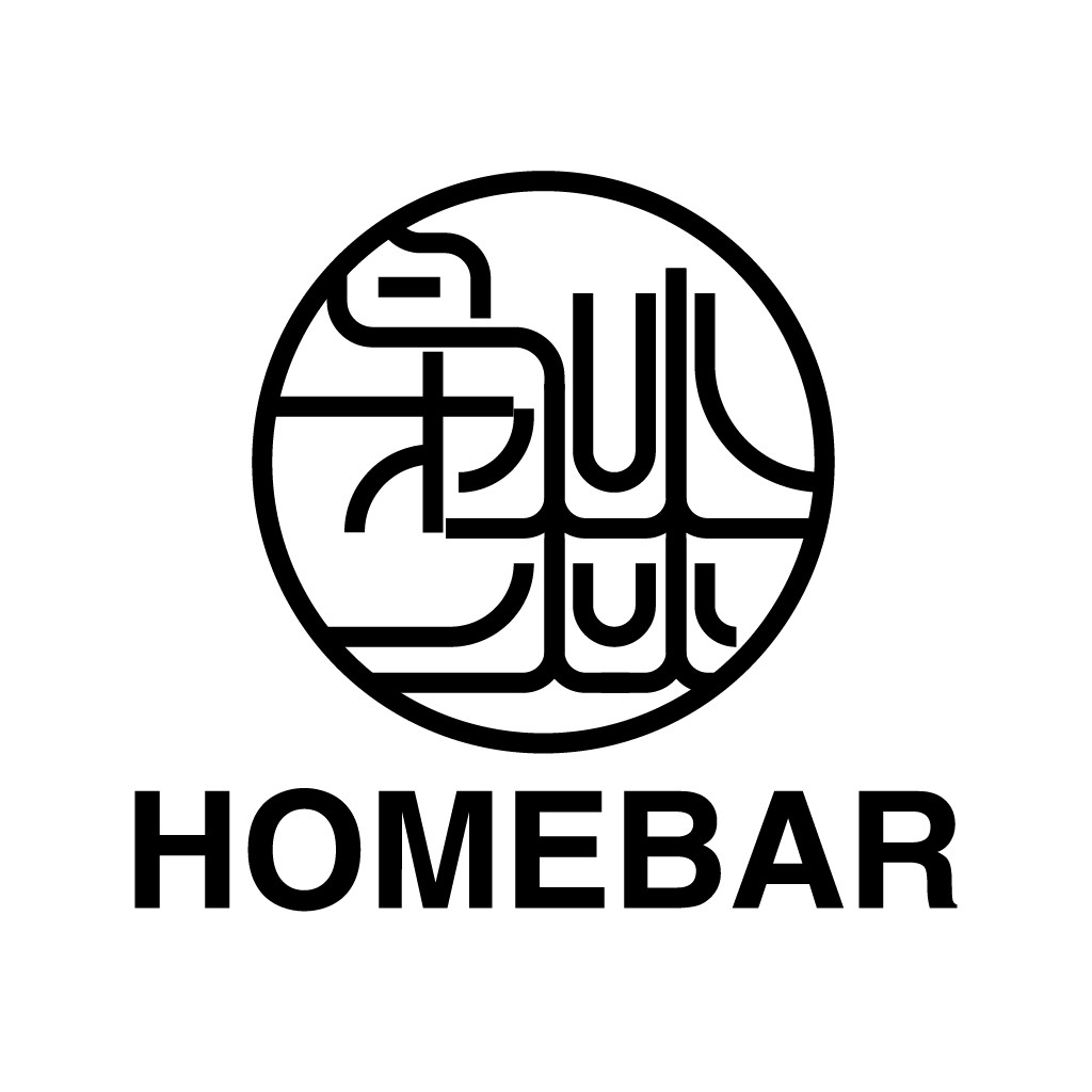 简约艺术风格的HOMEBAR LOGO设计