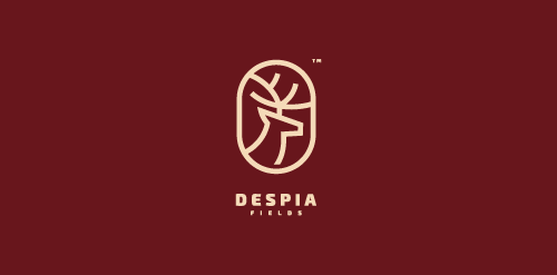 简约自然风logo设计:Despia Fields