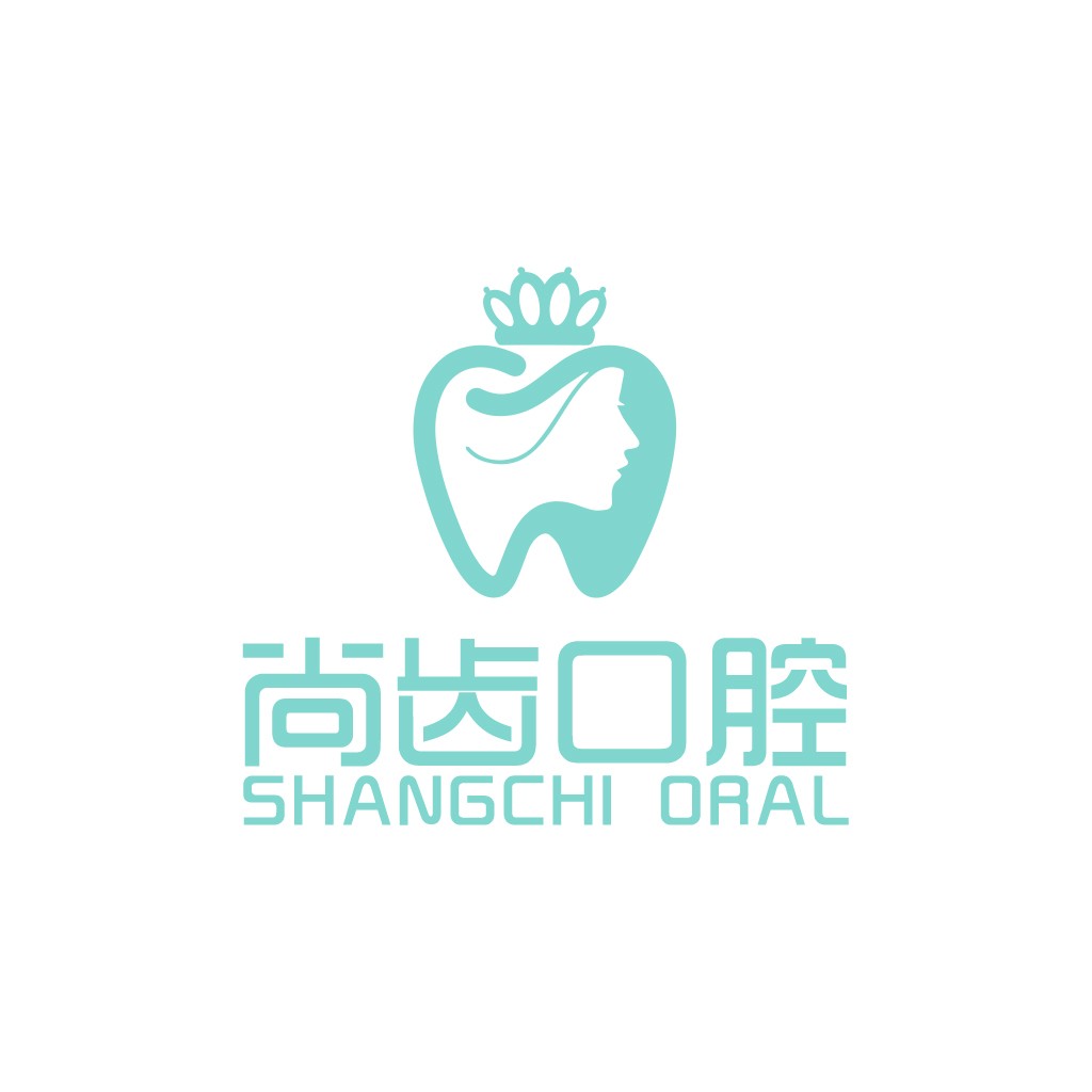 牙科诊所logo设计:皇冠与牙齿的优雅结合