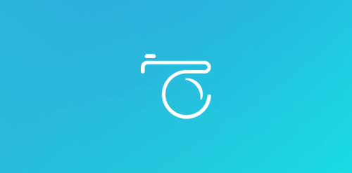 简约线条logo设计：循环与连接