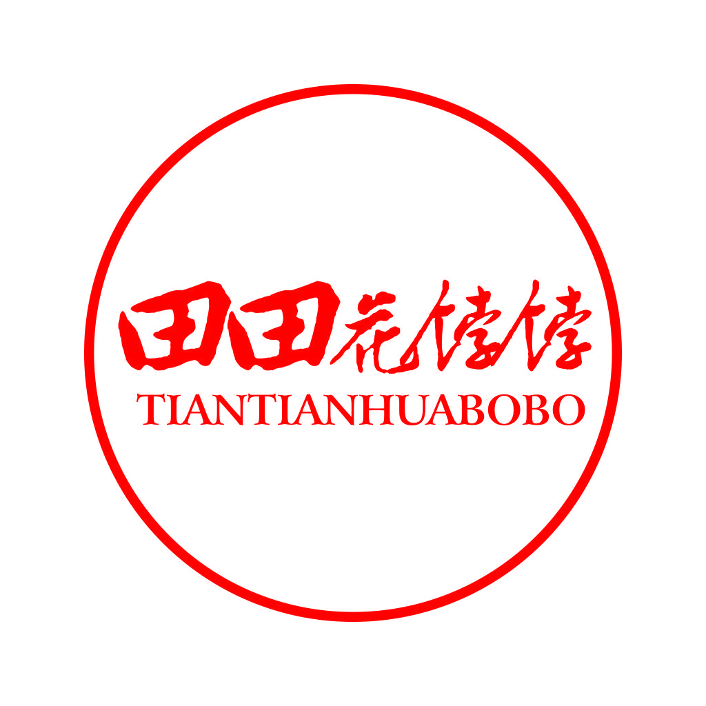 红色印章风logo设计