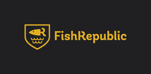 鱼共和国logo设计:简洁优雅的标志