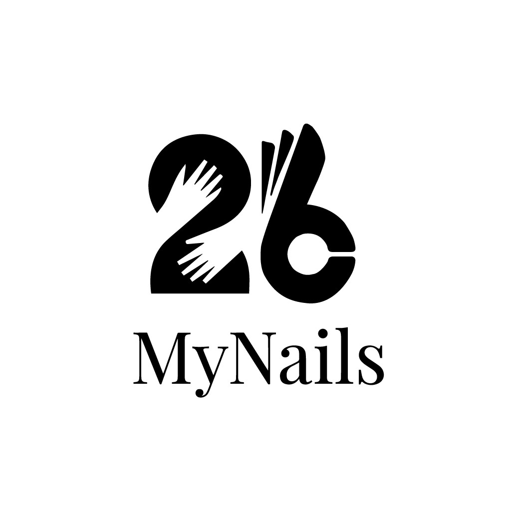 MyNails logo设计:简约美甲品牌标识