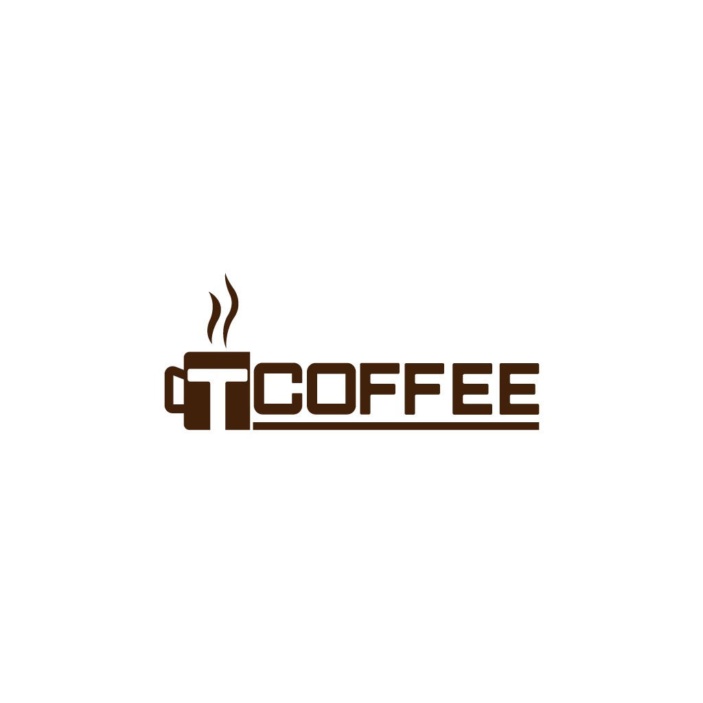 简约咖啡杯Logo设计