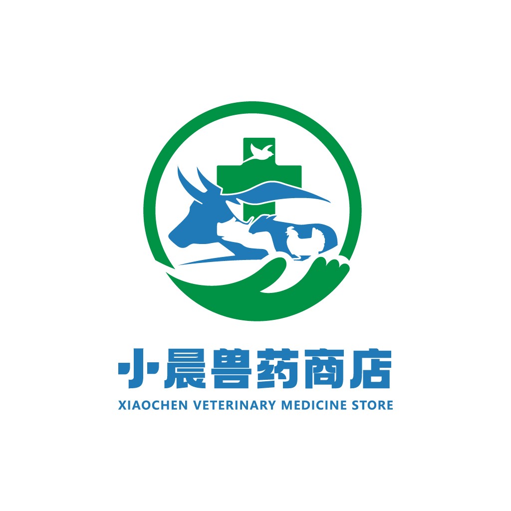 小晨兽药商店logo设计