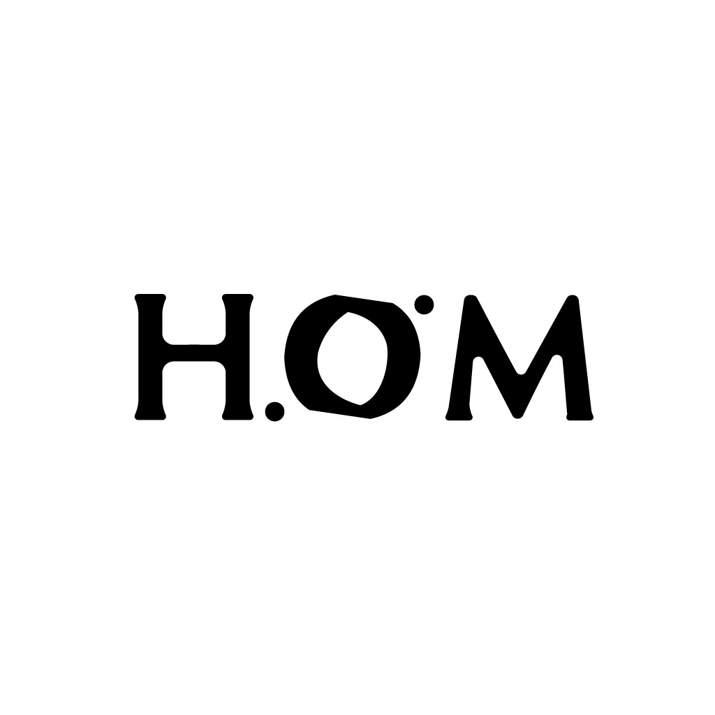 简约现代H.O.M.品牌logo设计