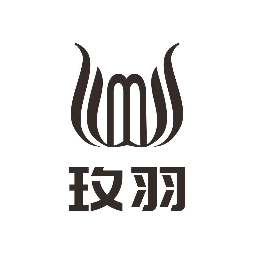 玫瑰羽翼品牌logo设计
