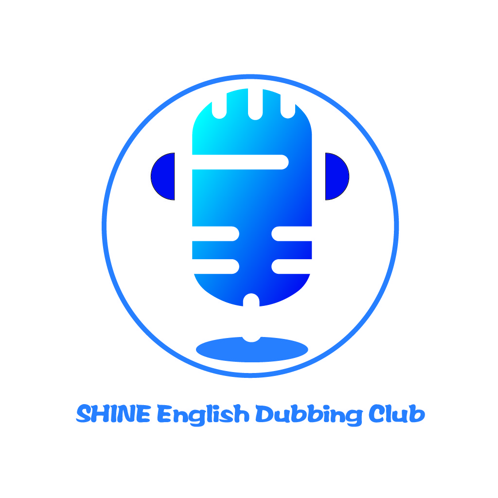SHINE English Dubbing Club Logo Design