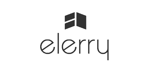 极简风格的elerry logo设计