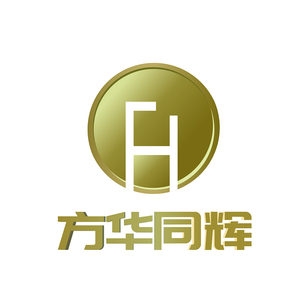 高端金色圆形logo设计