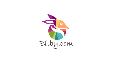 彩色创意动物logo设计