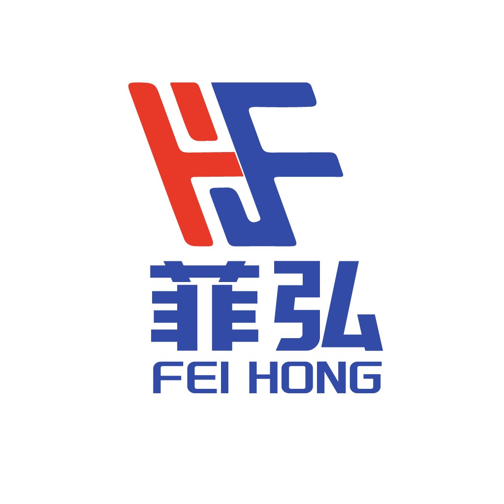 简洁现代的HF品牌logo设计