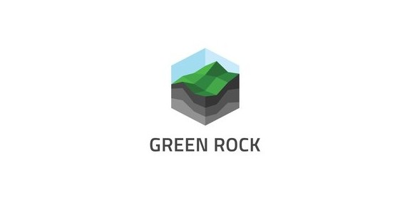 绿色岩石logo设计:自然与现代的完美结合