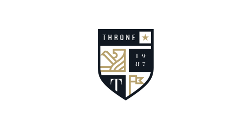 简约盾形徽章Logo设计