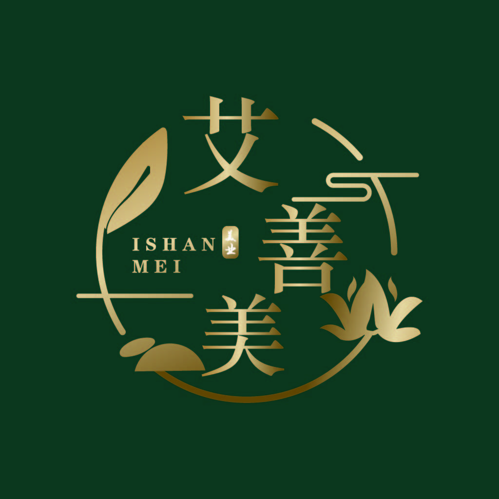 绿色简约风logo设计