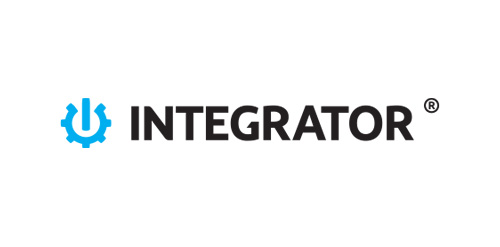 Integrator Logo设计:简洁科技风格